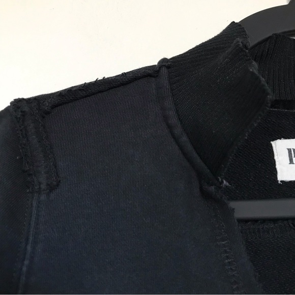 PeaceBird Jeans Astro Boy Dream Atom Black Distressed Sweatshirt Size Large - Picture 4 of 14